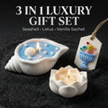 Ceramic Candle & Sachet Gift Set