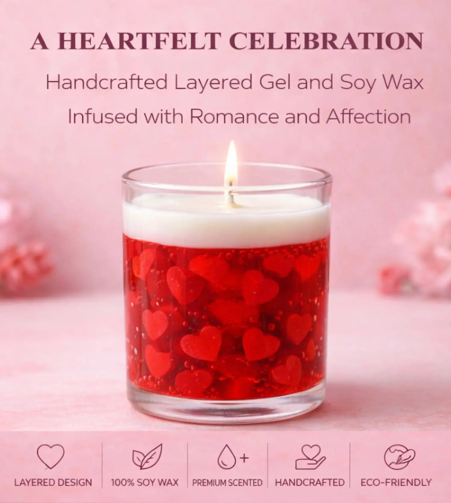 Velvet Romantic Love Candle