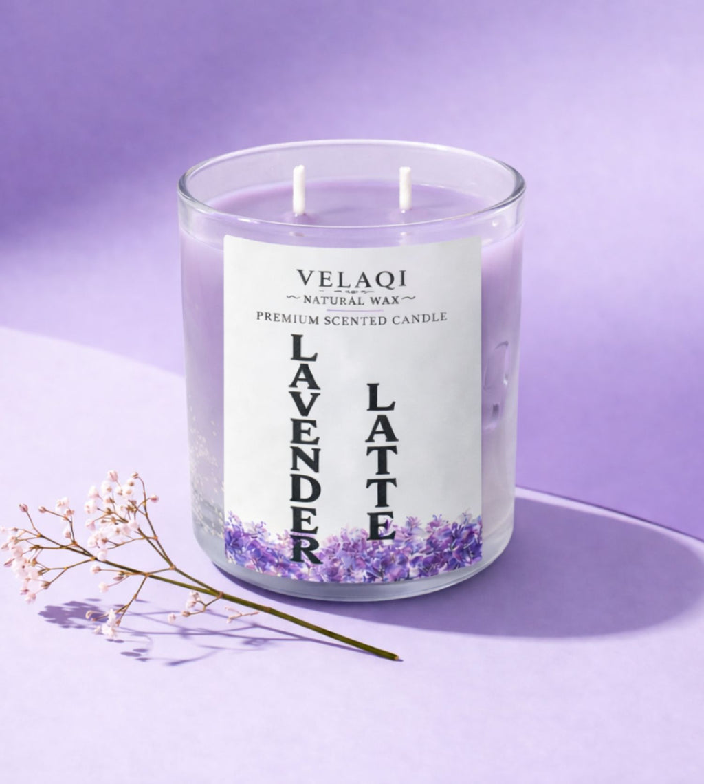 Lavender Latte Scented Candle