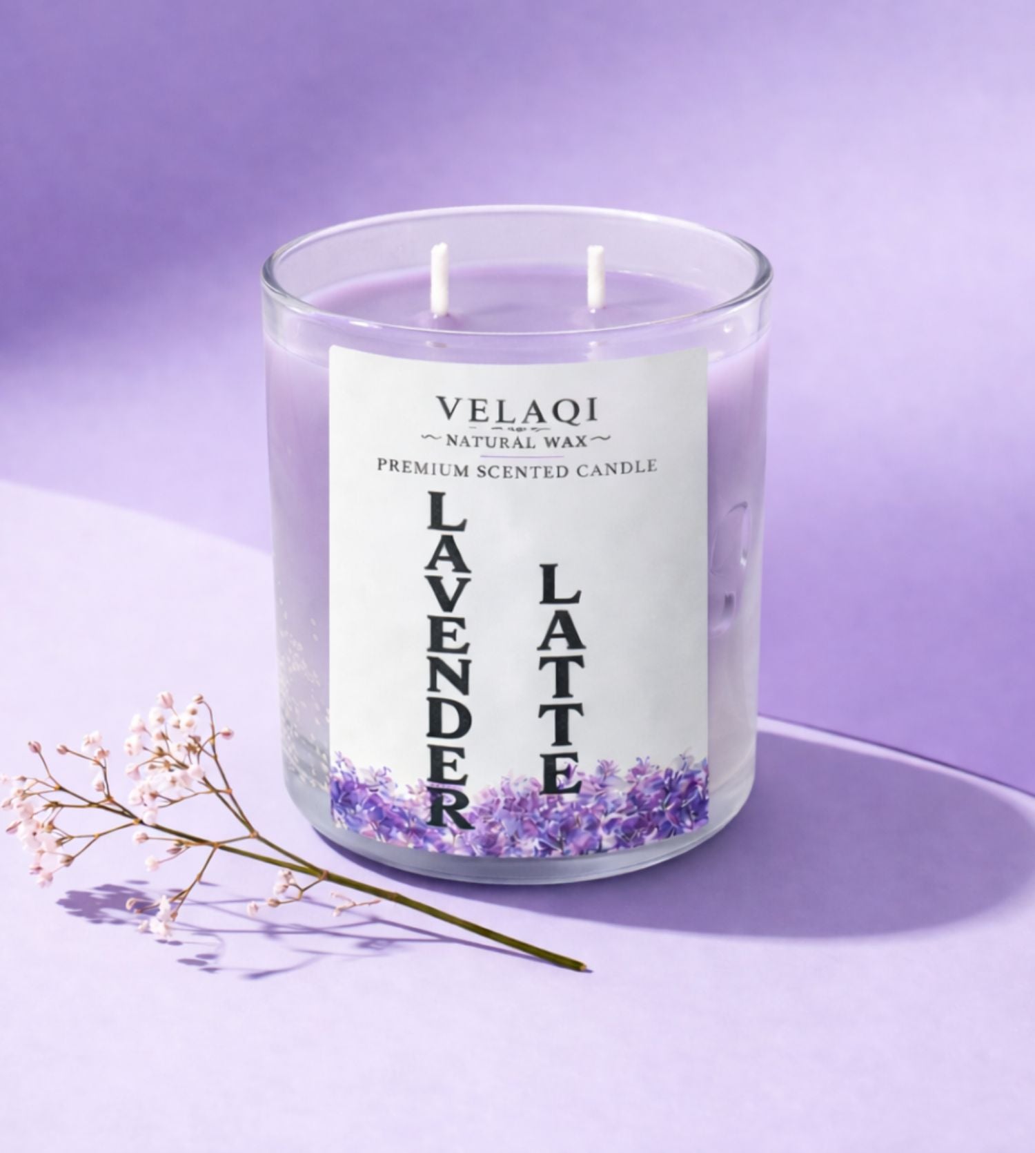 Lavender Latte Scented Candle
