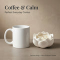 Lotus Candle & Ceramic Mug Gift Set