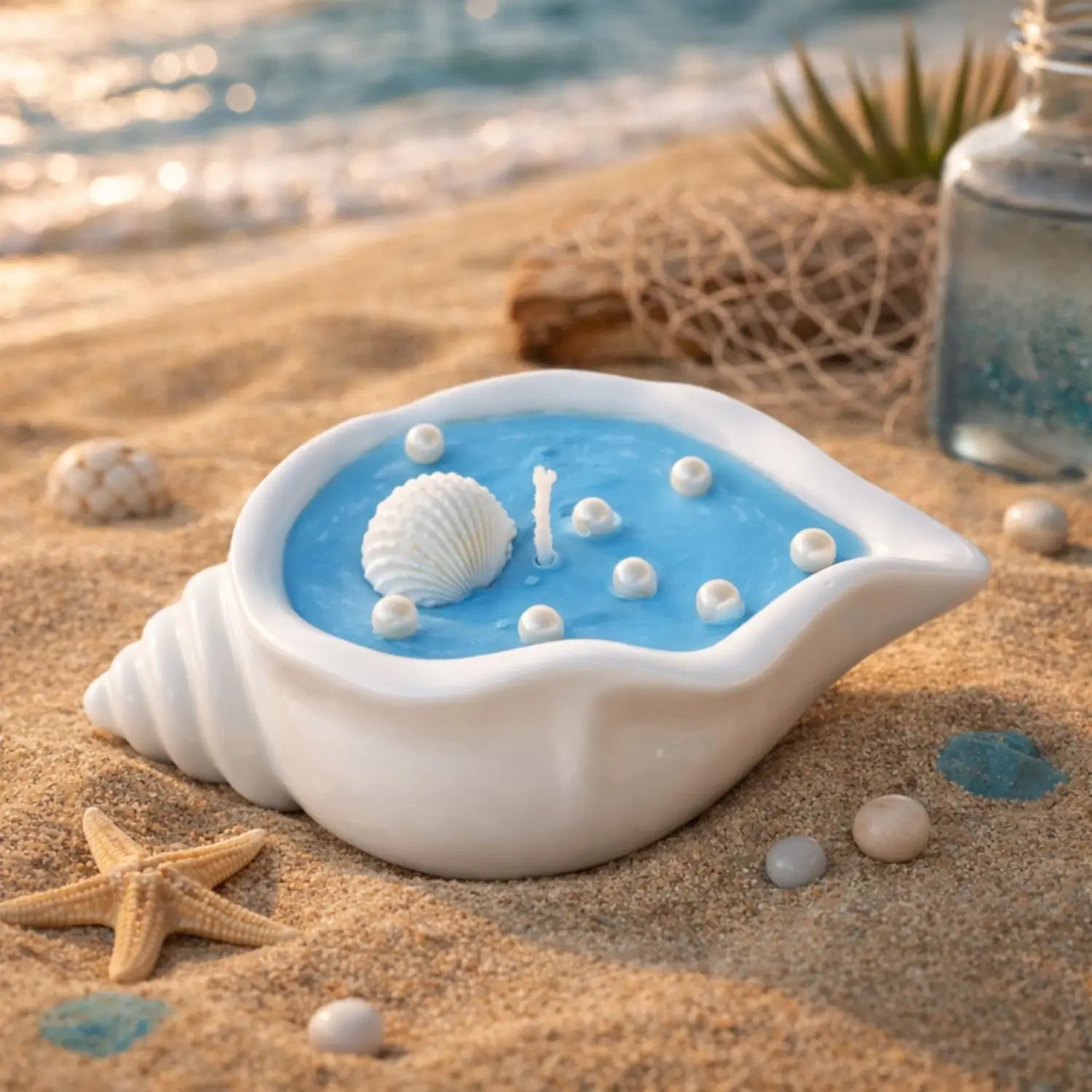 Ocean Breeze Shankh  Soy Candle
