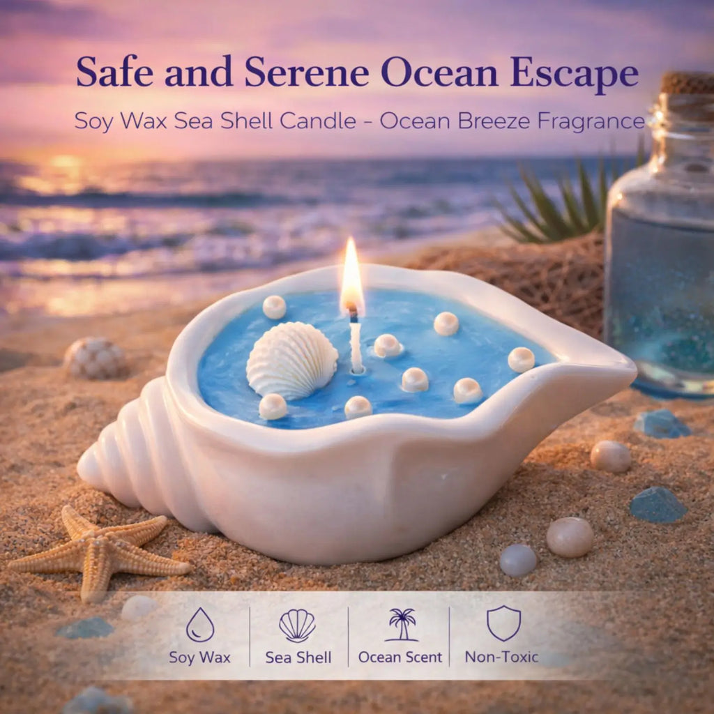 Ocean Breeze Shankh  Soy Candle
