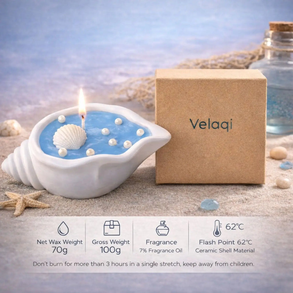 Ocean Breeze Shankh  Soy Candle