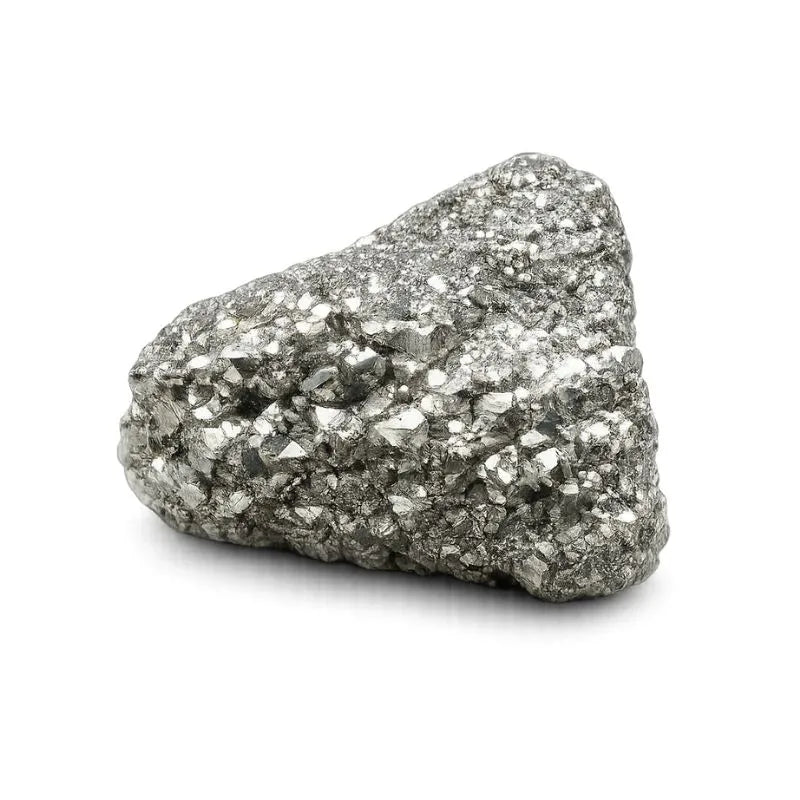 Natural Silver Pyrite Rough Stone – Raw Crystal Cluster