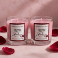 Premium Rose Scented Shot Candle Pack of 2