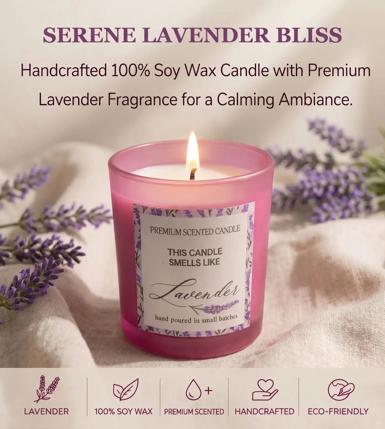 Lavender Luxury Votive Pack of 2