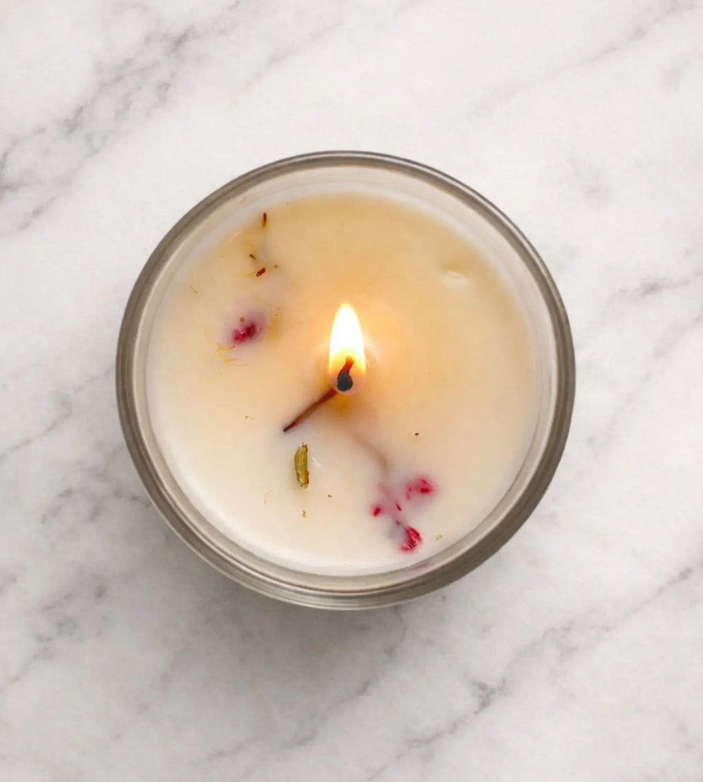 Velaqi Mogra Premium Scented Candle Pack of 2