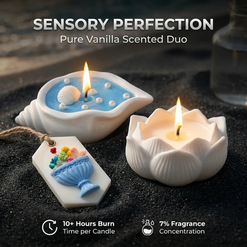 Ceramic Candle & Sachet Gift Set