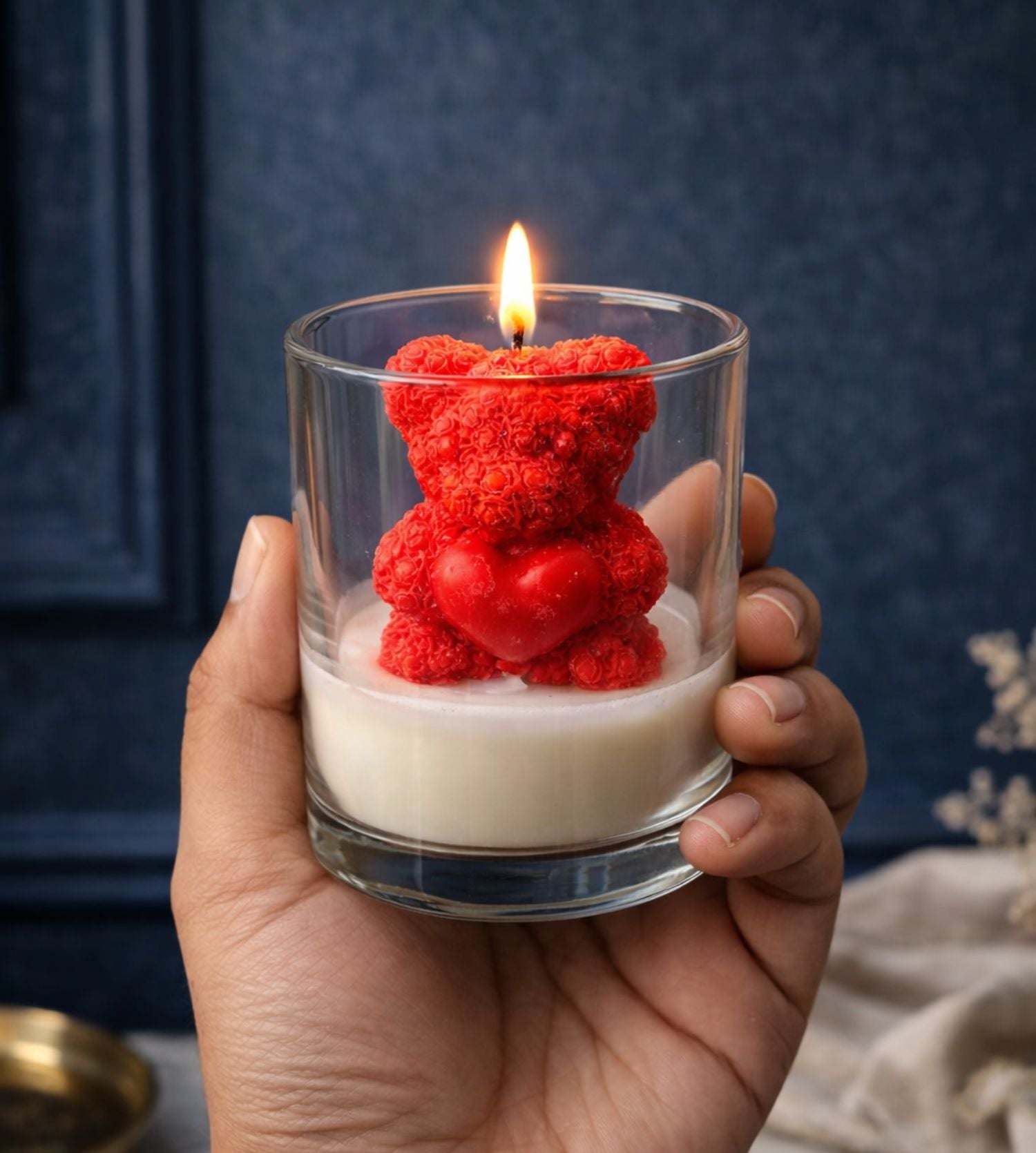 Love Bug Teddy Jar Candle