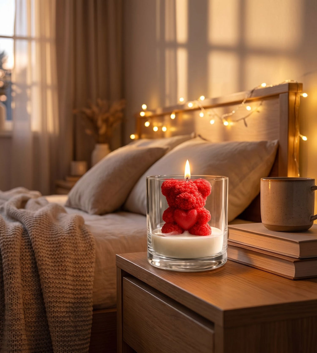Love Bug Teddy Jar Candle