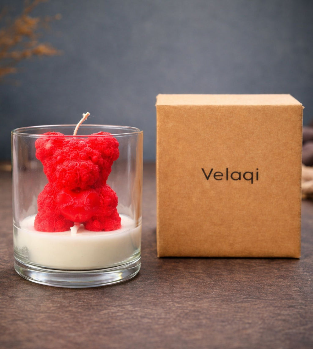 Love Bug Teddy Jar Candle