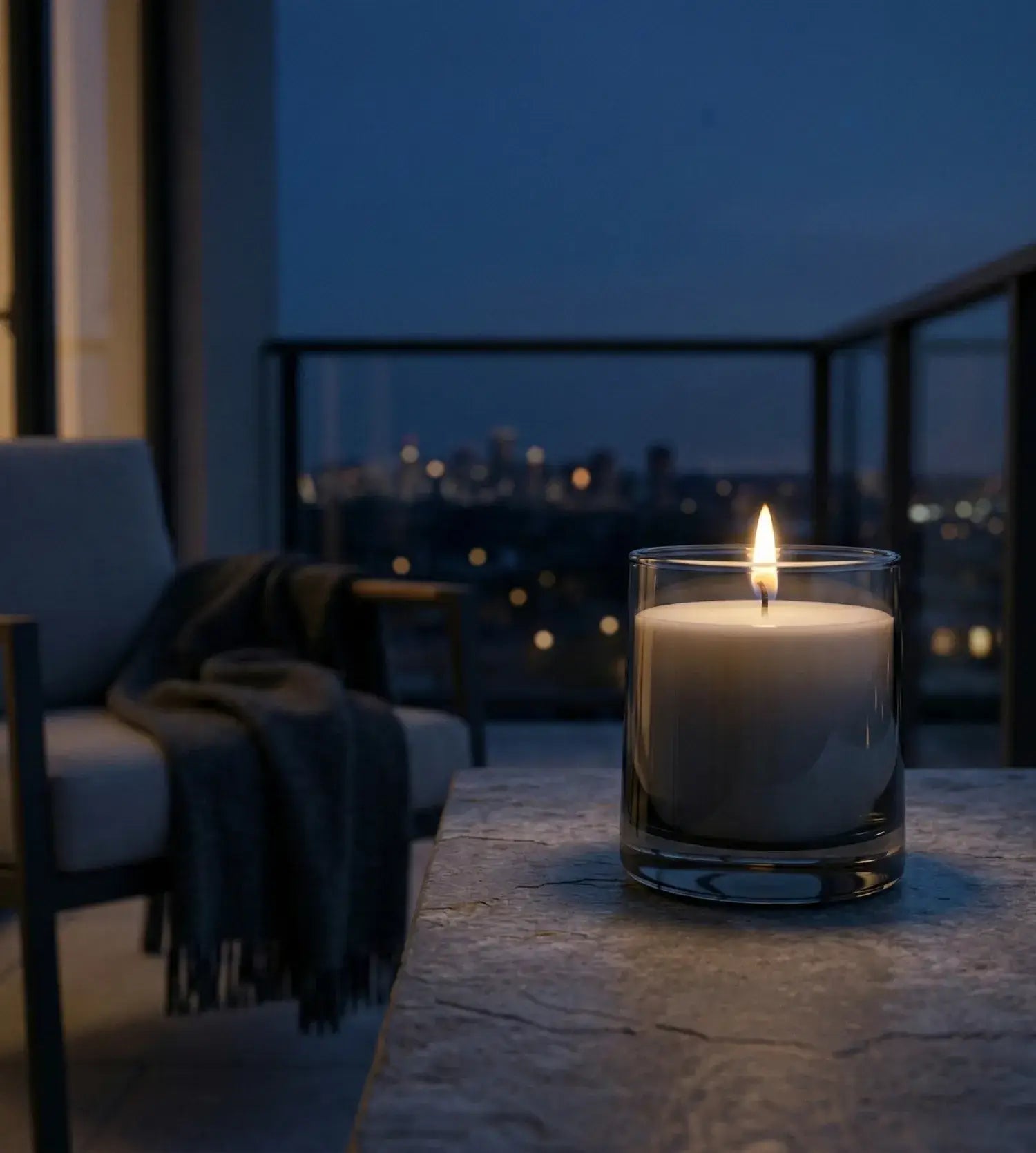 Midnight Vanilla Scented Candle
