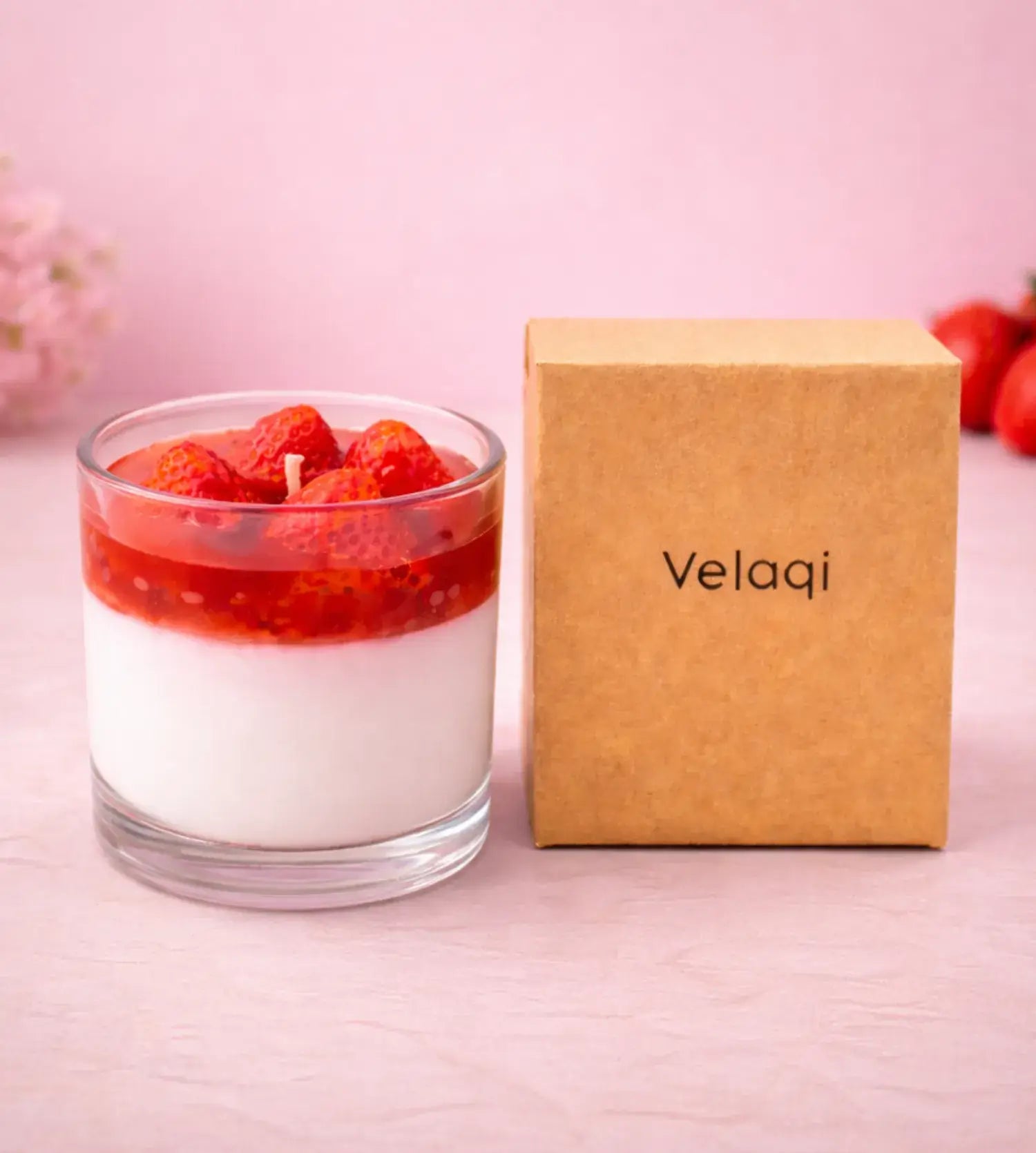 Strawberry Bliss Scented Candle
